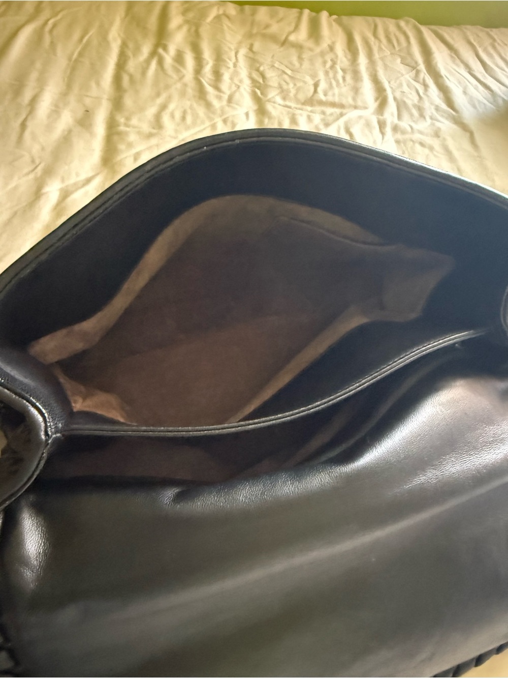 Bottega Veneta Olimpia handbag black Intrecciato woven leather. - Picture 9 of 12